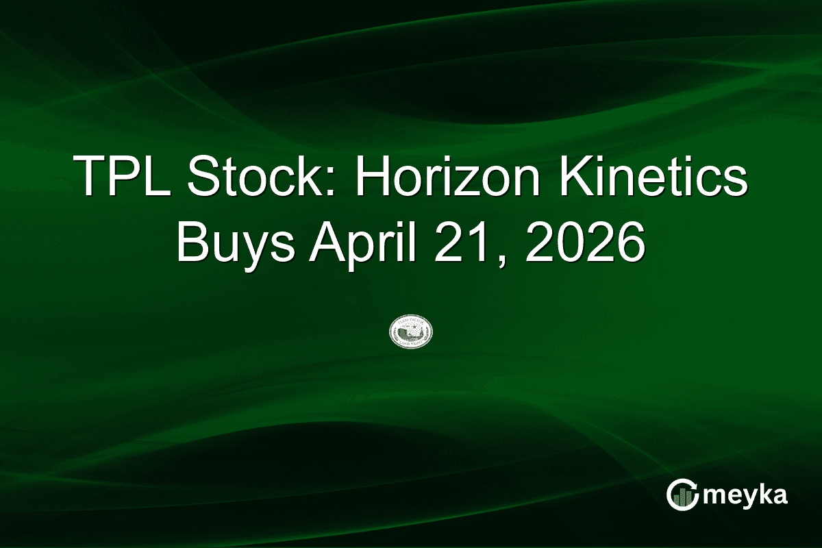 TPL Stock: Horizon Kinetics Buys April 21, 2026