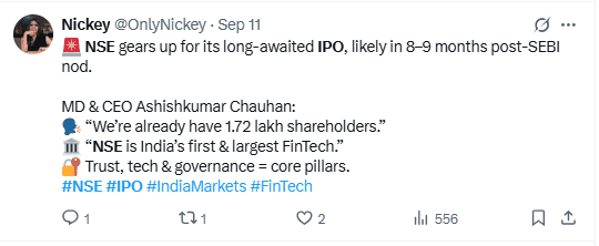 X Source: NSE IPO News Highighted