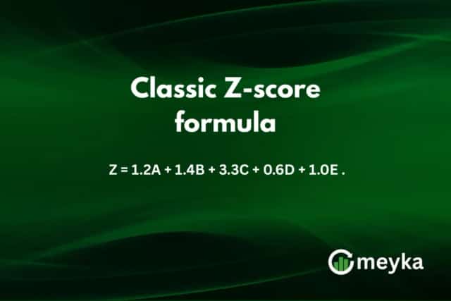 Altman Z-Score Formula