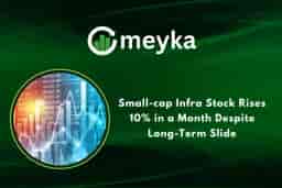 Small-cap Infra Stock Rises 10% in a Month Despite Long-Term Slide