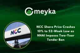 NCC Share Price Crashes 10% to 52-Week Low as NHAI Imposes Two-Year Tender Ban