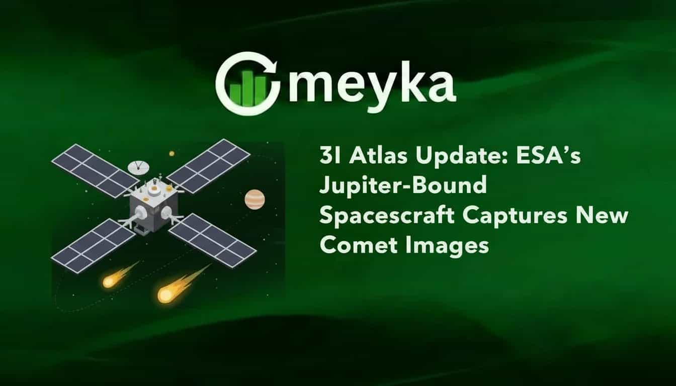 3I Atlas Update. ESA’s Jupiter Bound Spacecraft Captures New Comet Images