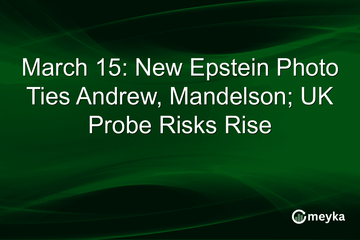 March 15: New Epstein Photo Ties Andrew, Mandelson; UK Probe Risks Rise
