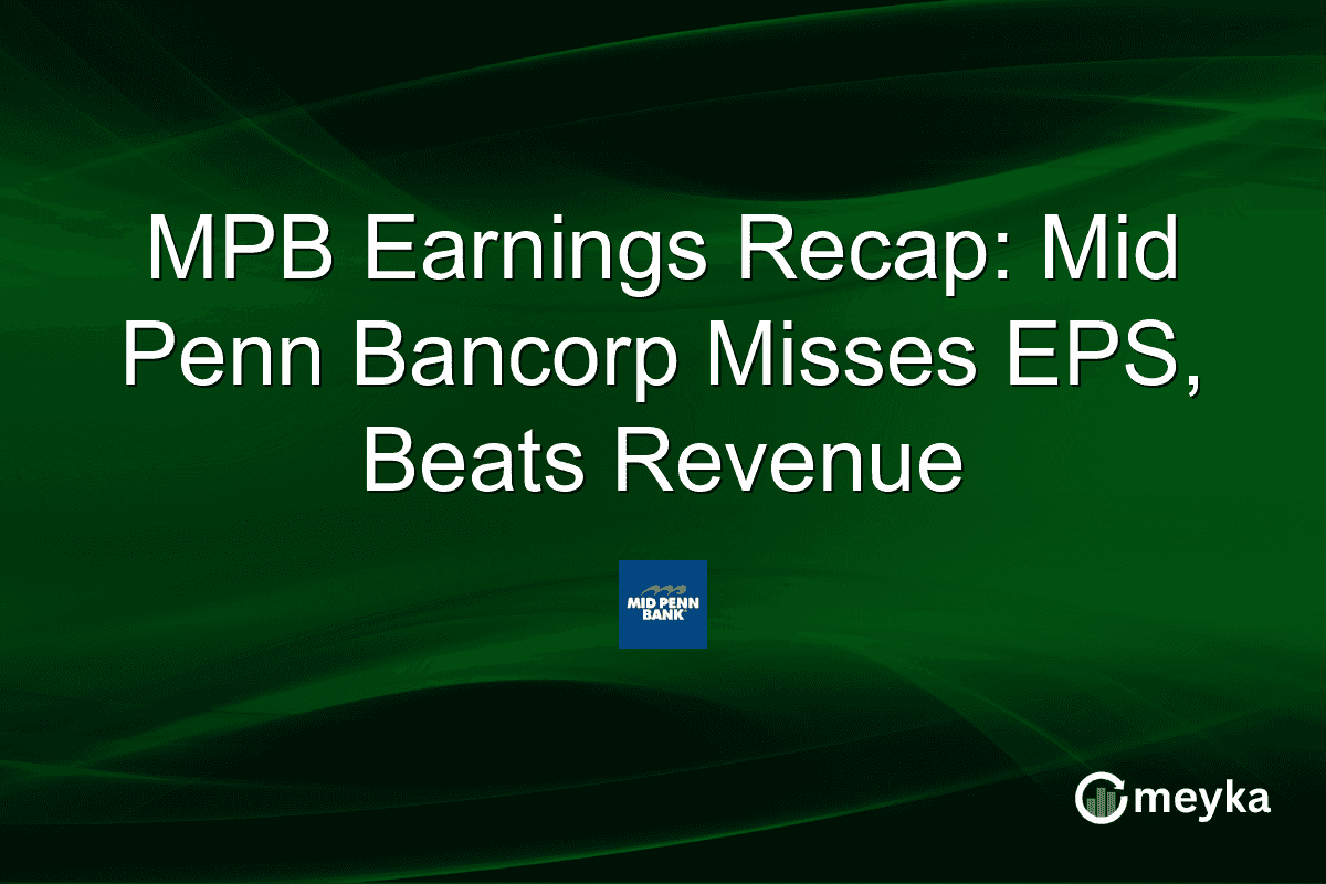 MPB Earnings Recap: Mid Penn Bancorp Misses EPS, Beats Revenue