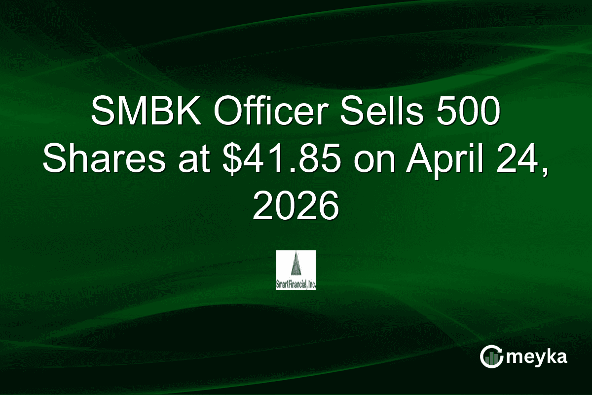 SMBK Officer Sells 500 Shares at $41.85 on April 24, 2026