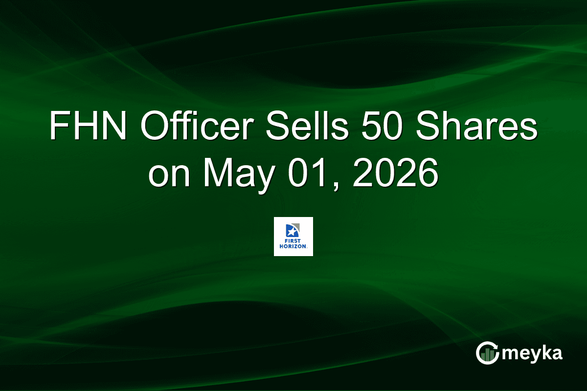 FHN Officer Sells 50 Shares on May 01, 2026