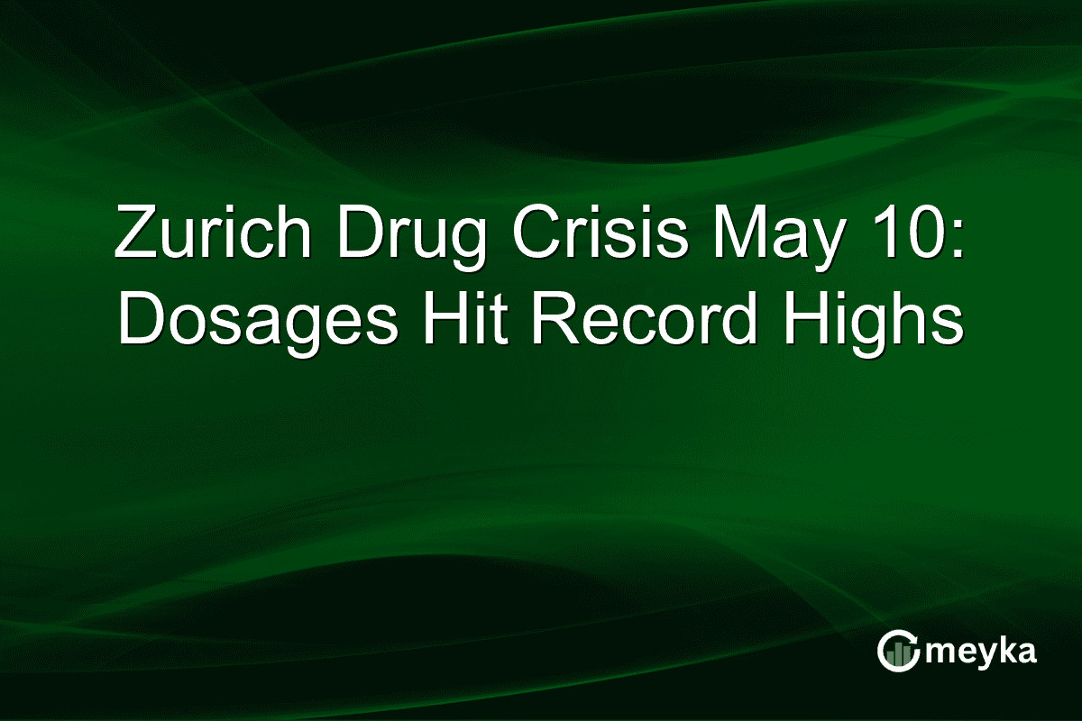 Zurich Drug Crisis May 10: Dosages Hit Record Highs