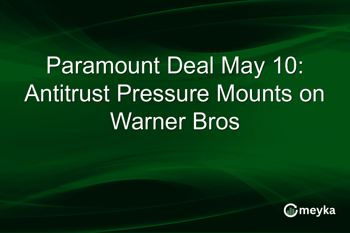 Paramount Deal May 10: Antitrust Pressure Mounts on Warner Bros