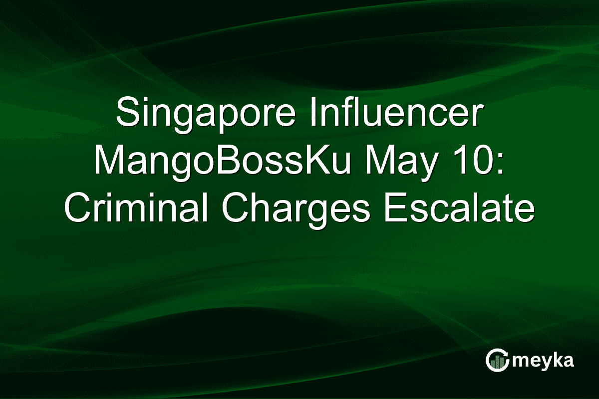 Singapore Influencer MangoBossKu May 10: Criminal Charges Escalate