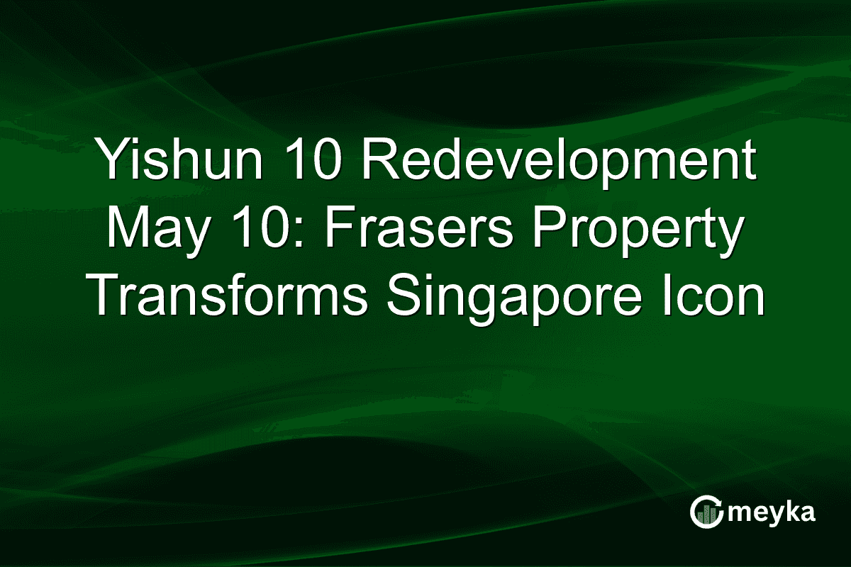 Yishun 10 Redevelopment May 10: Frasers Property Transforms Singapore Icon