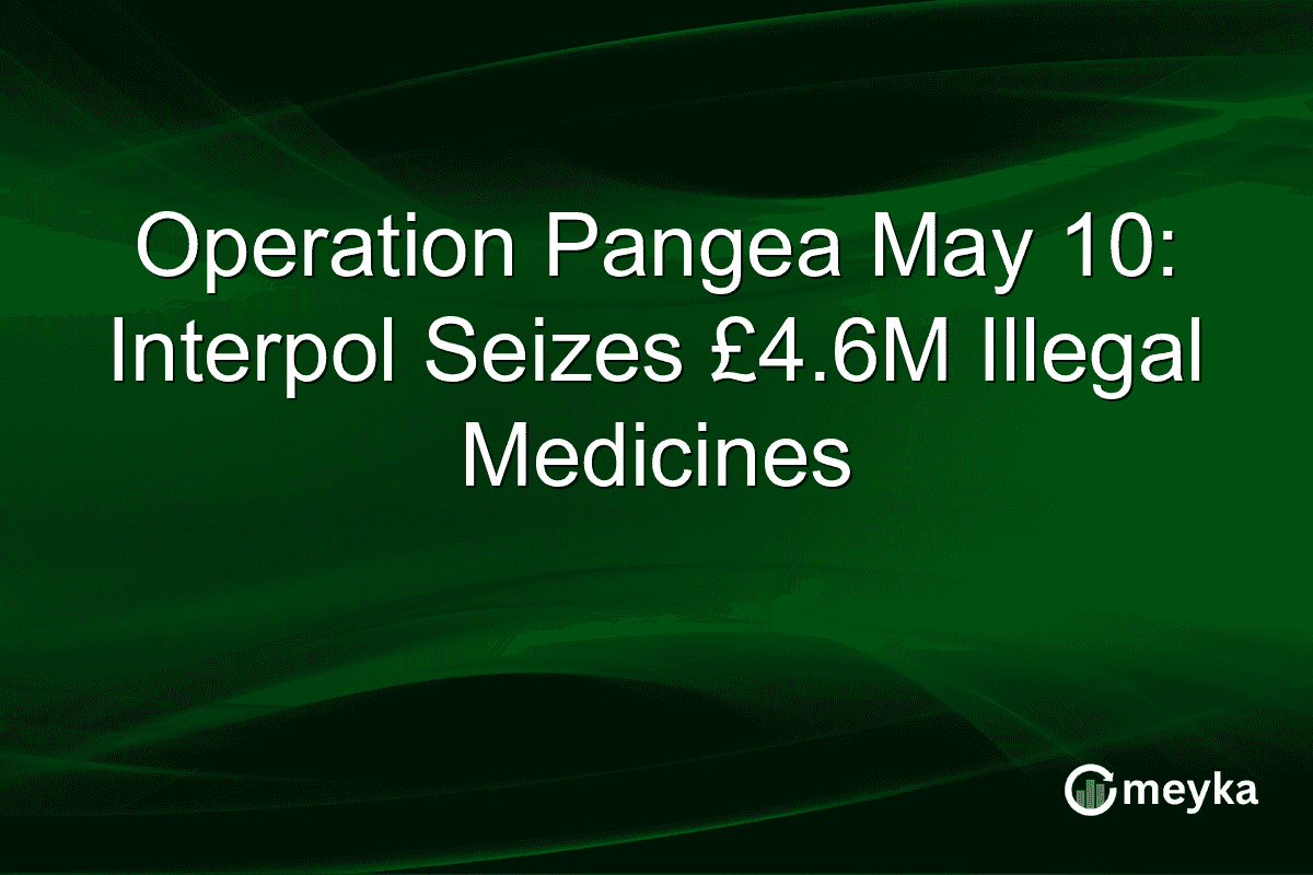 Operation Pangea May 10: Interpol Seizes £4.6M Illegal Medicines