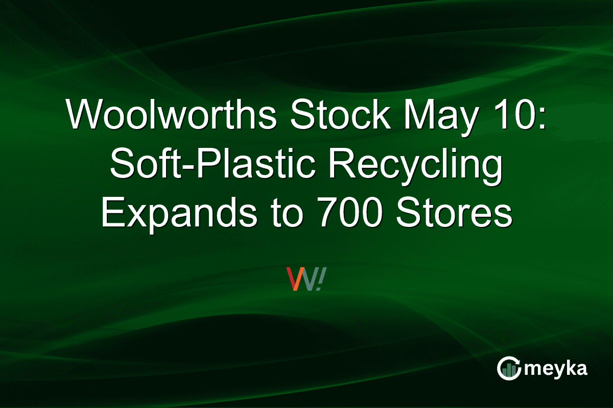 Woolworths Stock May 10: Soft-Plastic Recycling Expands to 700 Stores