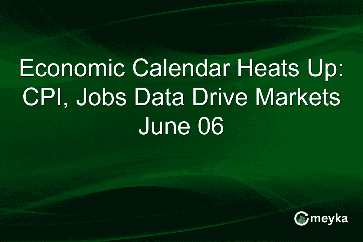 Economic Calendar Heats Up: CPI, Jobs Data Drive Markets June 06