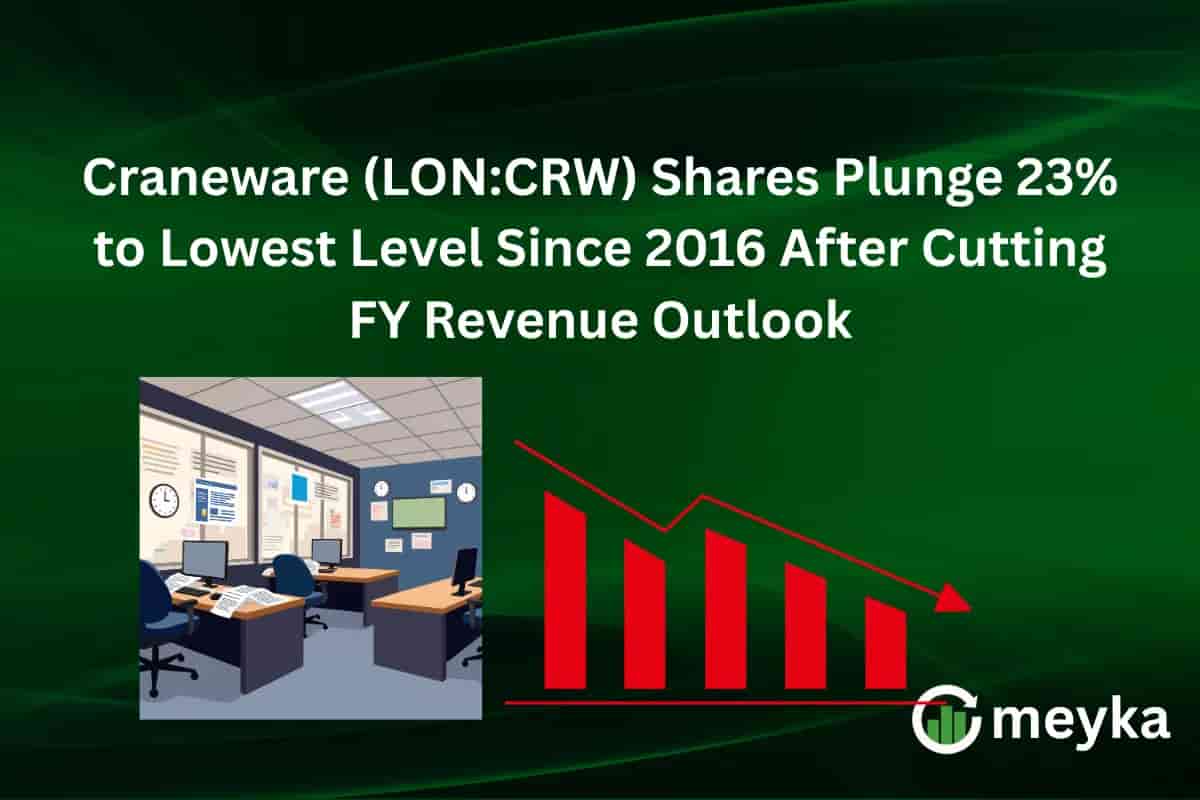 Craneware (LON:CRW) Shares Plunge 23% to Lowest Level Since 2016 After Cutting FY Revenue Outlook