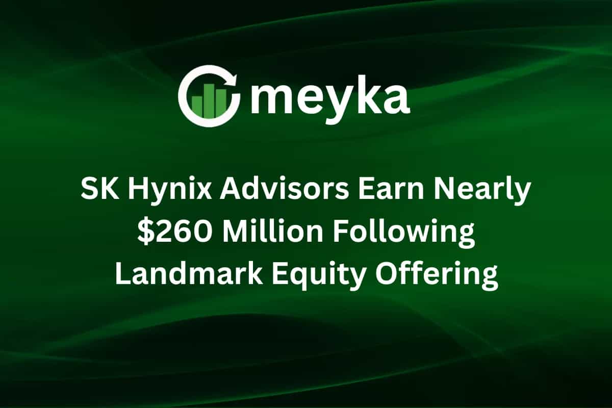 SK Hynix Advisors Earn Nearly $260 Million Following Landmark Equity Offering