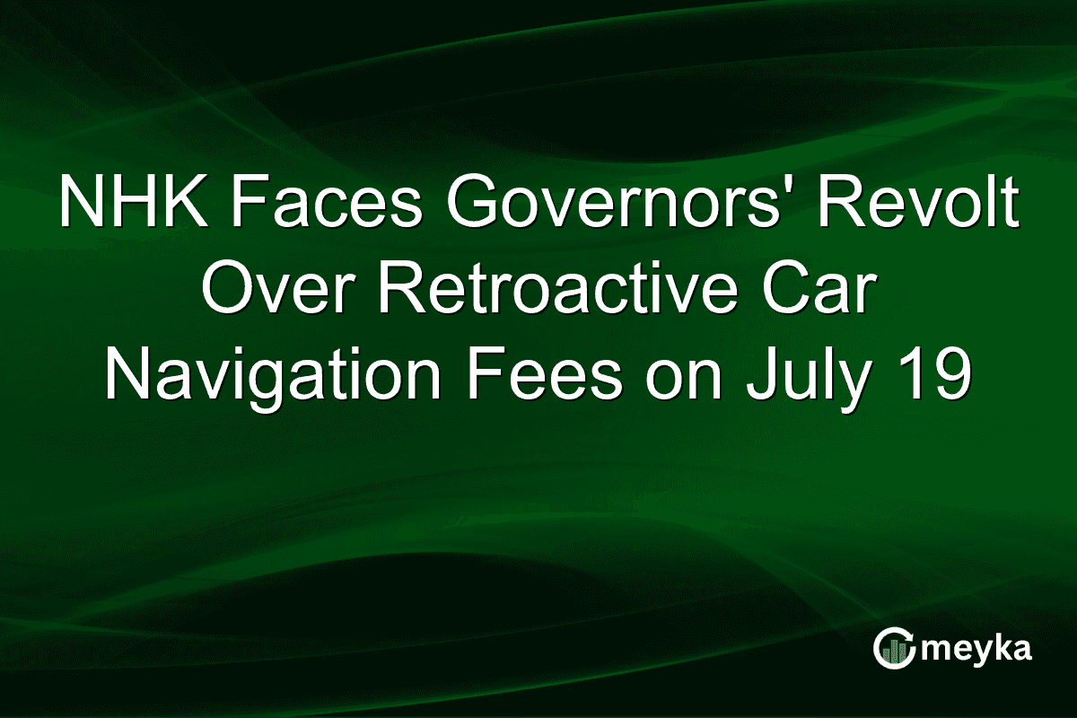 NHK Faces Governors’ Revolt Over Retroactive Car Navigation Fees on July 19