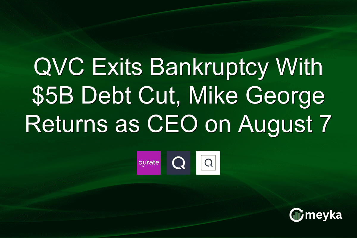 QVC Exits Bankruptcy With $5B Debt Cut, Mike George Returns as CEO on August 7