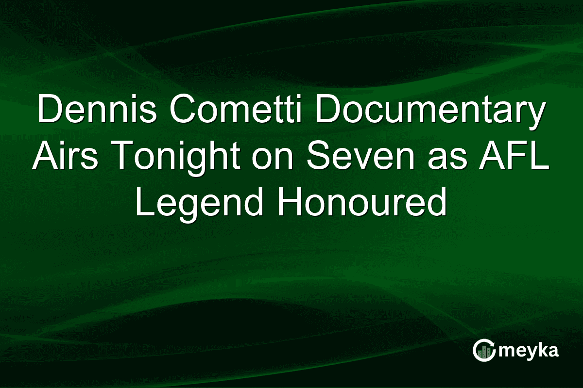 Dennis Cometti Documentary Airs Tonight on Seven as AFL Legend Honoured