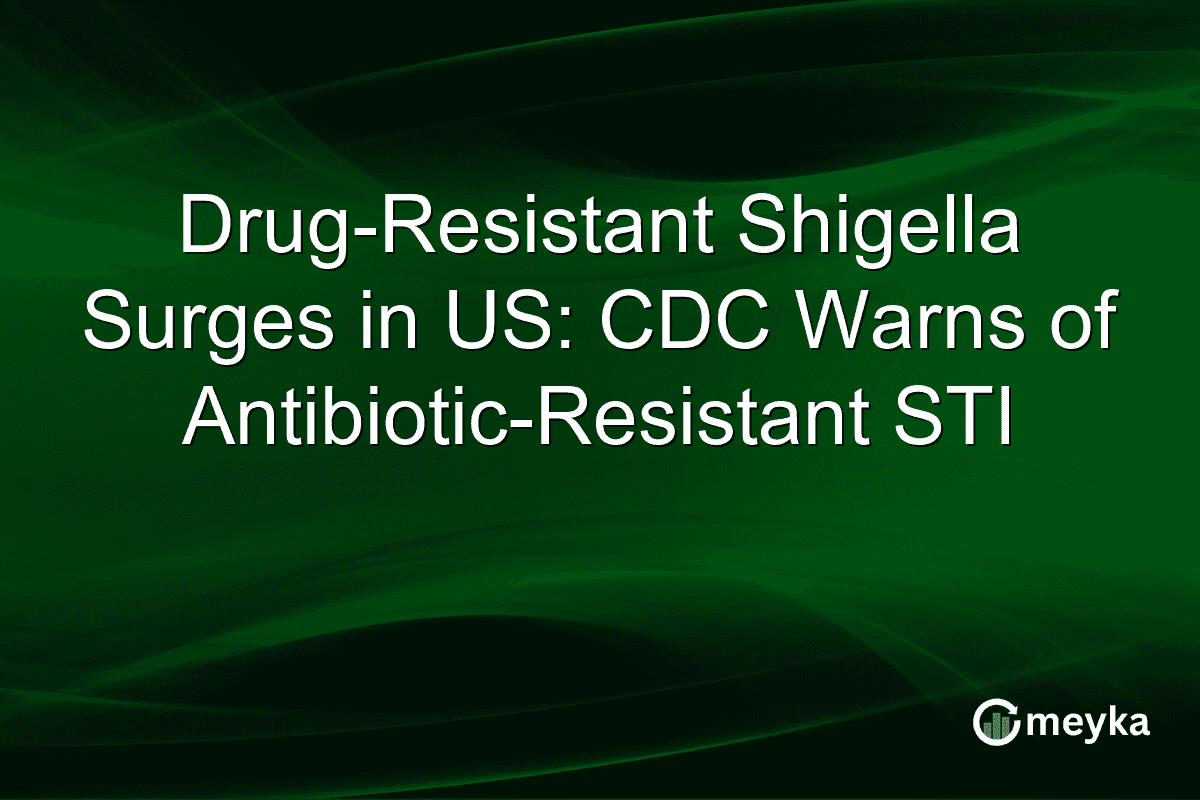 Drug-Resistant Shigella Surges in US: CDC Warns of Antibiotic-Resistant STI