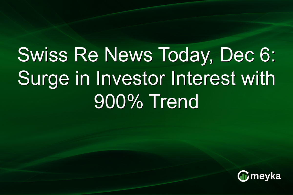 Image for Swiss Re News Today